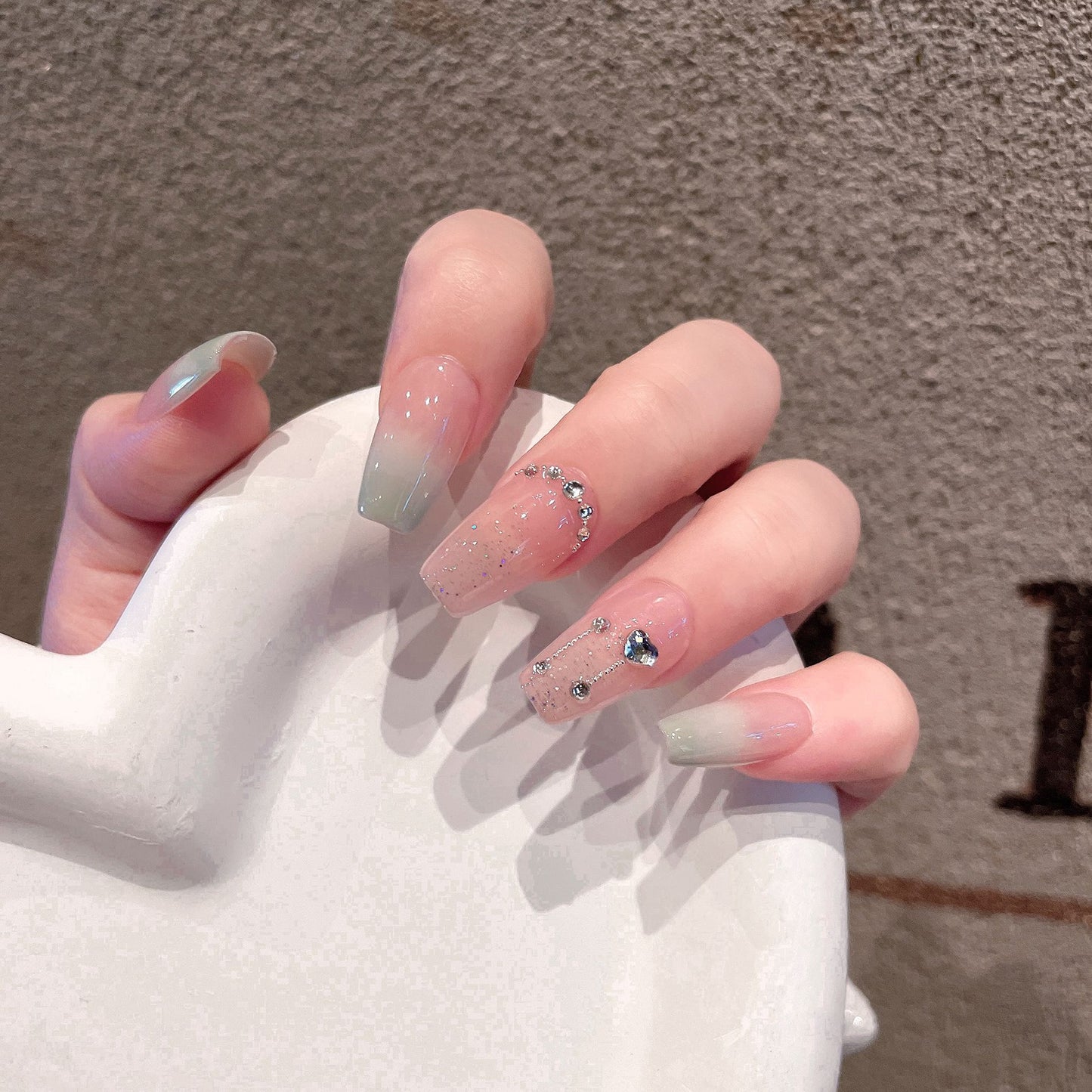 Icy peach